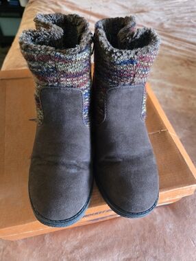 Rocket Dog - Women's Timmy Hush Horizon Knit Motorcycle Boots